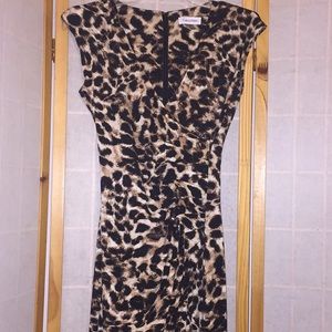 Calvin Klein animal print dress